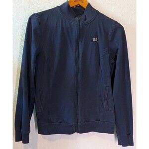 Banana Republic Jacket Women's Size L Large Navy Blue Full Zipper (740)